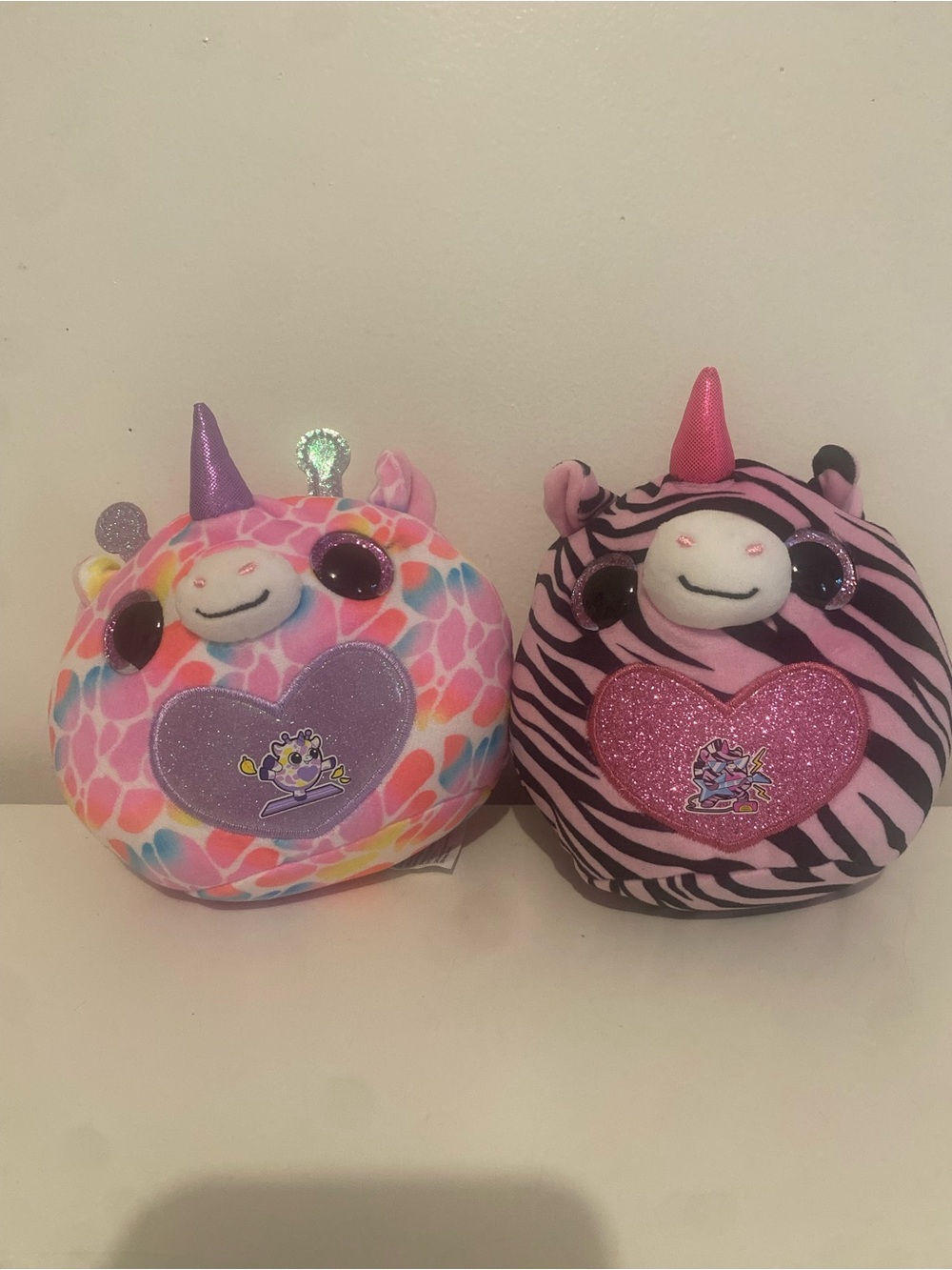 Plush Unicorn Heart Buddy - Pink & Purple Magical Soft Toy